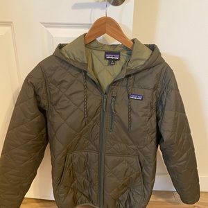 Patagonia Diamond Quilted Insulated Bomber Hoodie - Men's